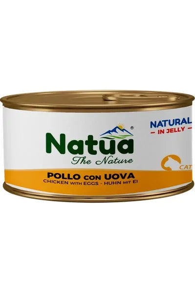 Natua Cat Natural Pollo con Uova Jelly 85g Lattina Natua Cat Natural Pollo con Uova Jelly 85g Lattina
